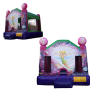 inflatable Tinkerbell bouncer castle princess